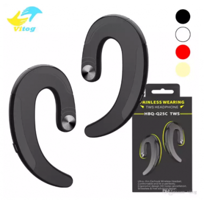 HBQ-Q25 TWS Cordless Wireless Bluetooth Waterproof Earbuds Bone Conduction Earphone